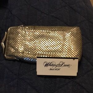 Whiting and Davis mesh accessory with chain